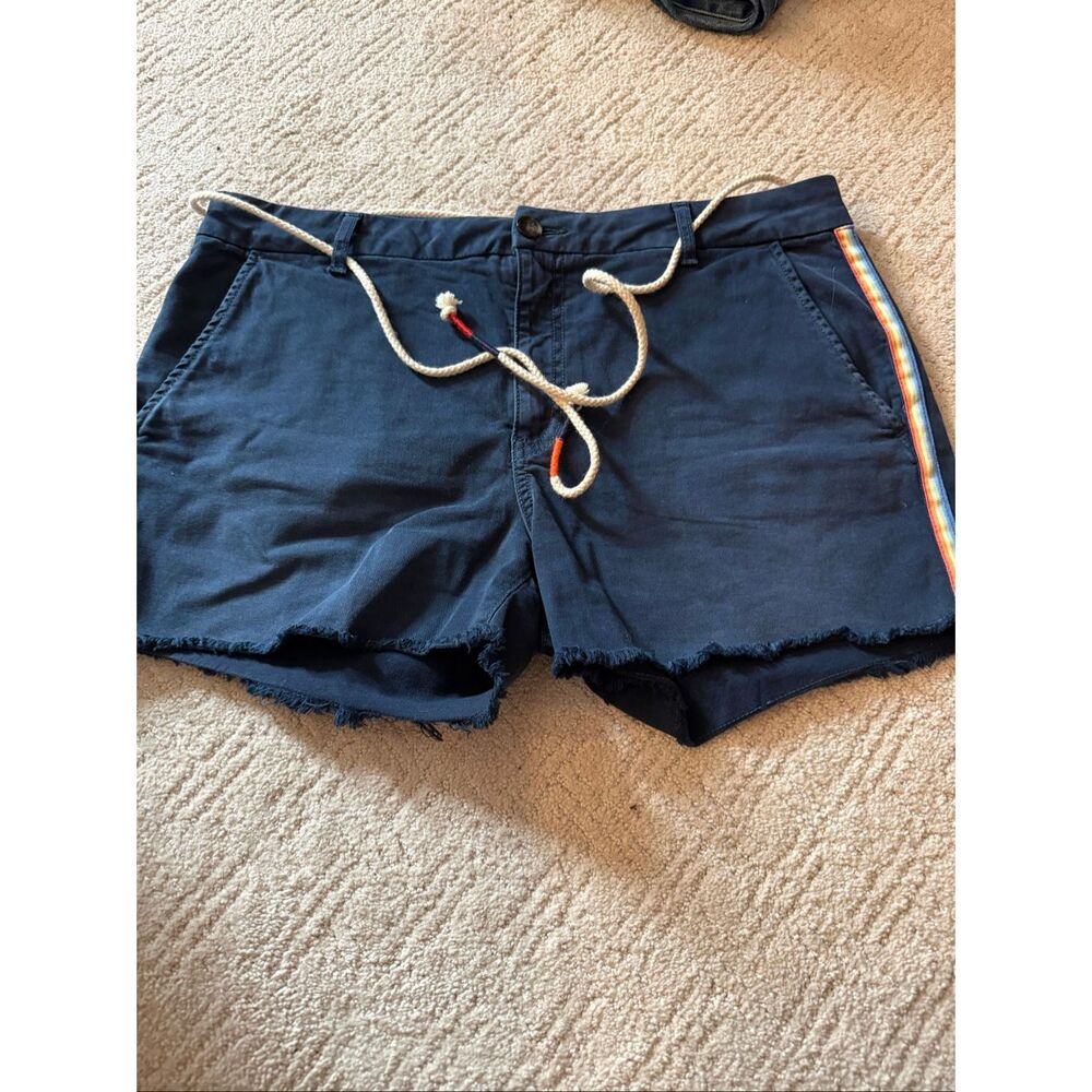 EUC Sundry Navy Shorts with Rainbow Piping